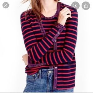 J.crew cardigan and shell set. Size small